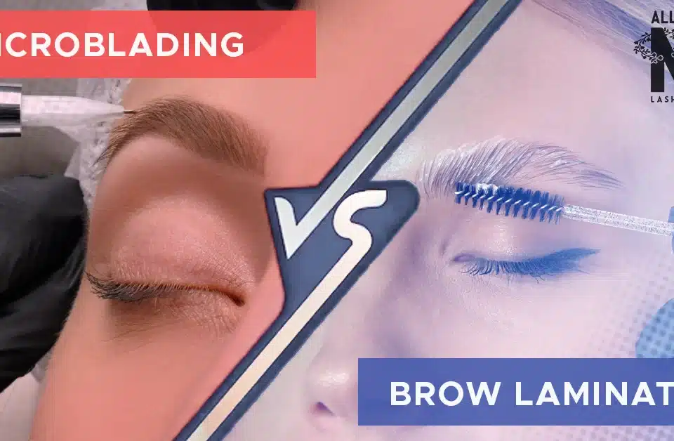 Microblading vs Brow Lamination