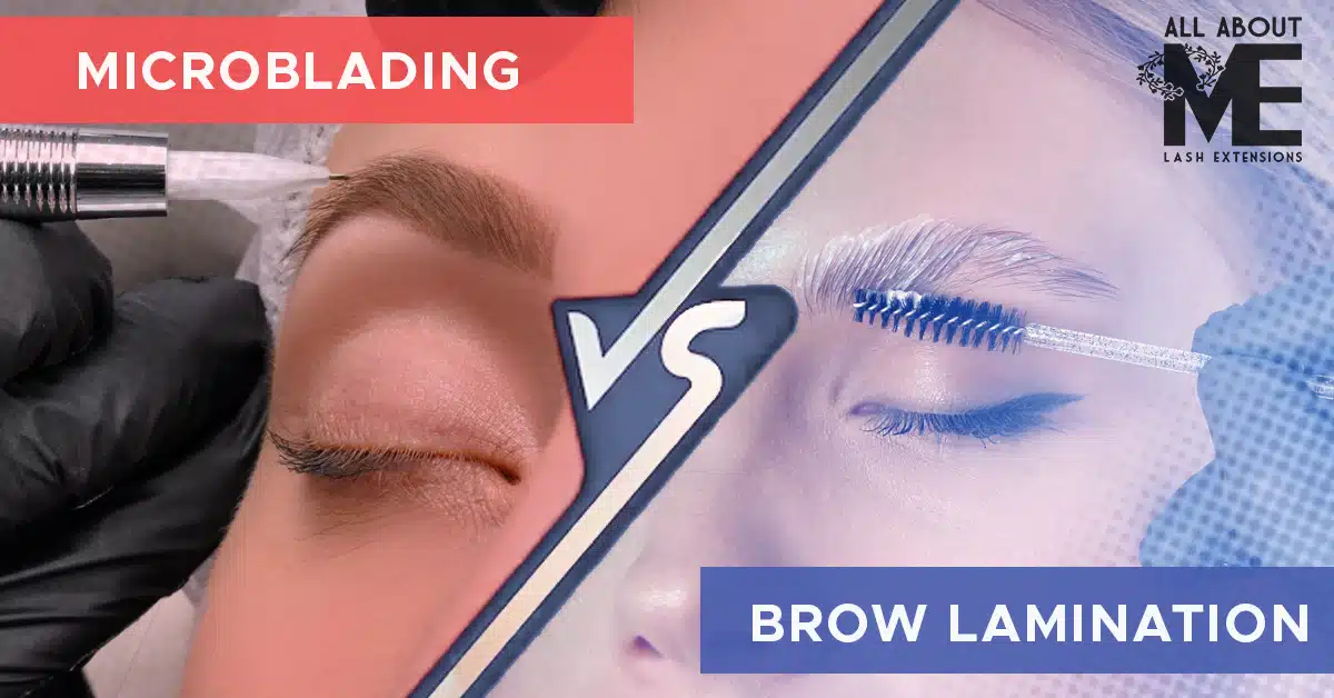 Microblading vs Brow Lamination